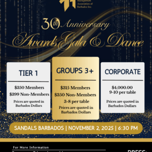 Awards Gala & Dance: Group 3+ Minimum ($315/Member)