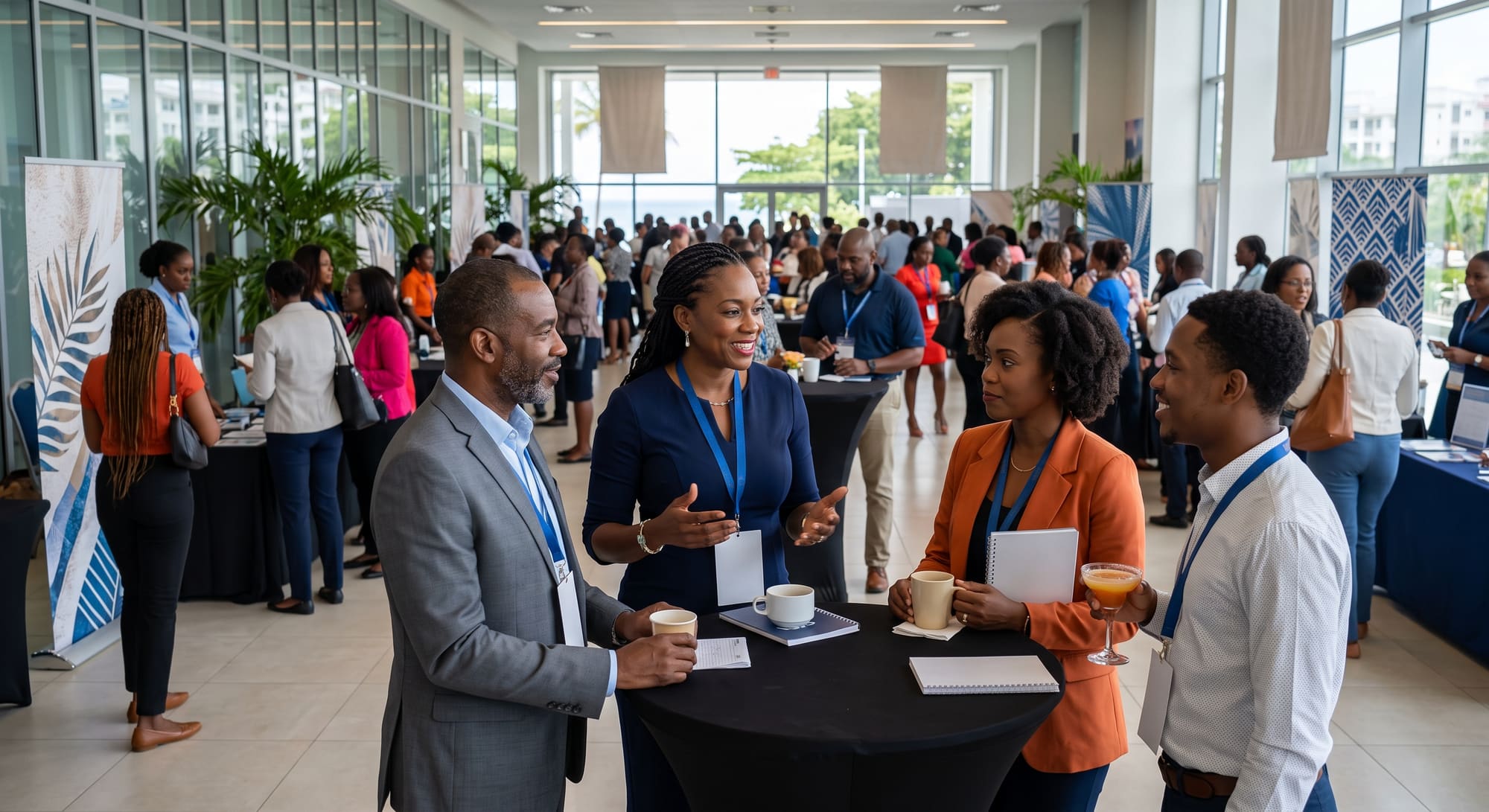 HRMAB members networking at the conference